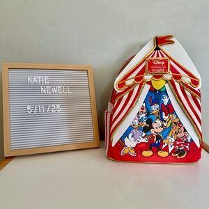 Loungefly Disney Mickey Mouse & Friends Circus Mini Backpack